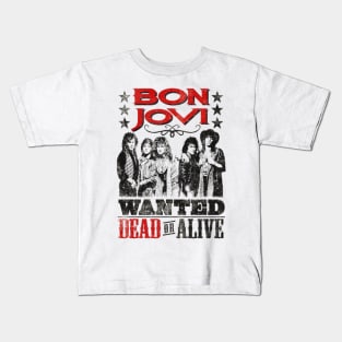 Bon Jovi Rock Band On Tour #504 Kids T-Shirt